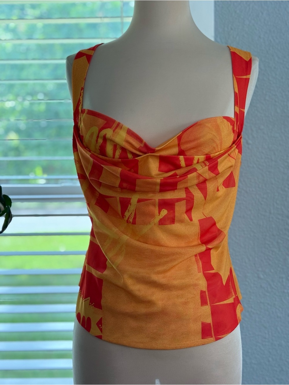 NWOT Revolve Miaou Imogene Corset in Stone Orange Size Large